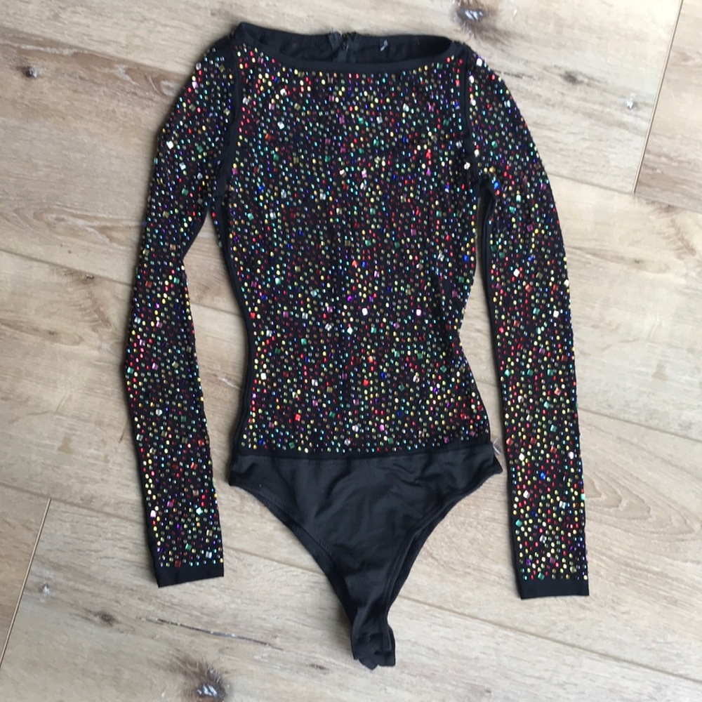 Sequin body suit